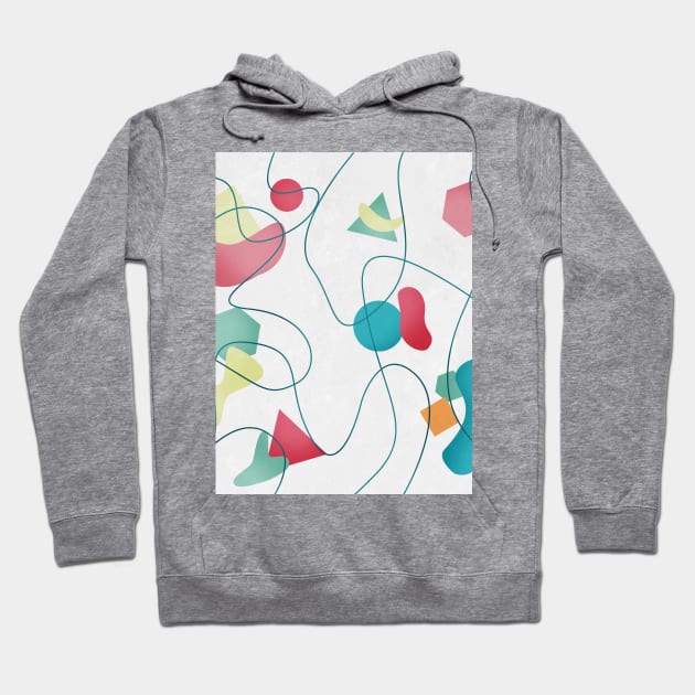 Geometric Miró Pattern Hoodie by Tobe_Fonseca